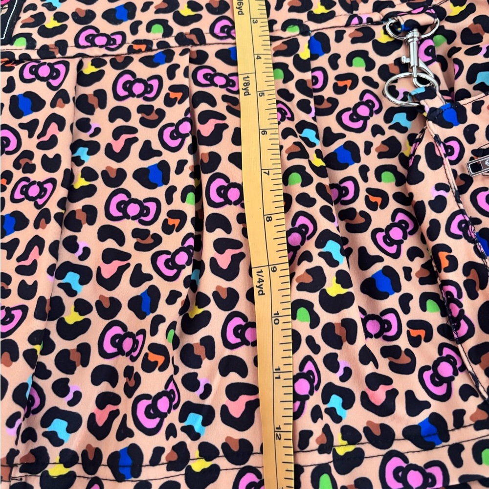 Hello Kitty leopard print micro mini skirt - Picture 3 of 6